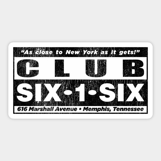 Club Six•1•Six Sticker by rt-shirts